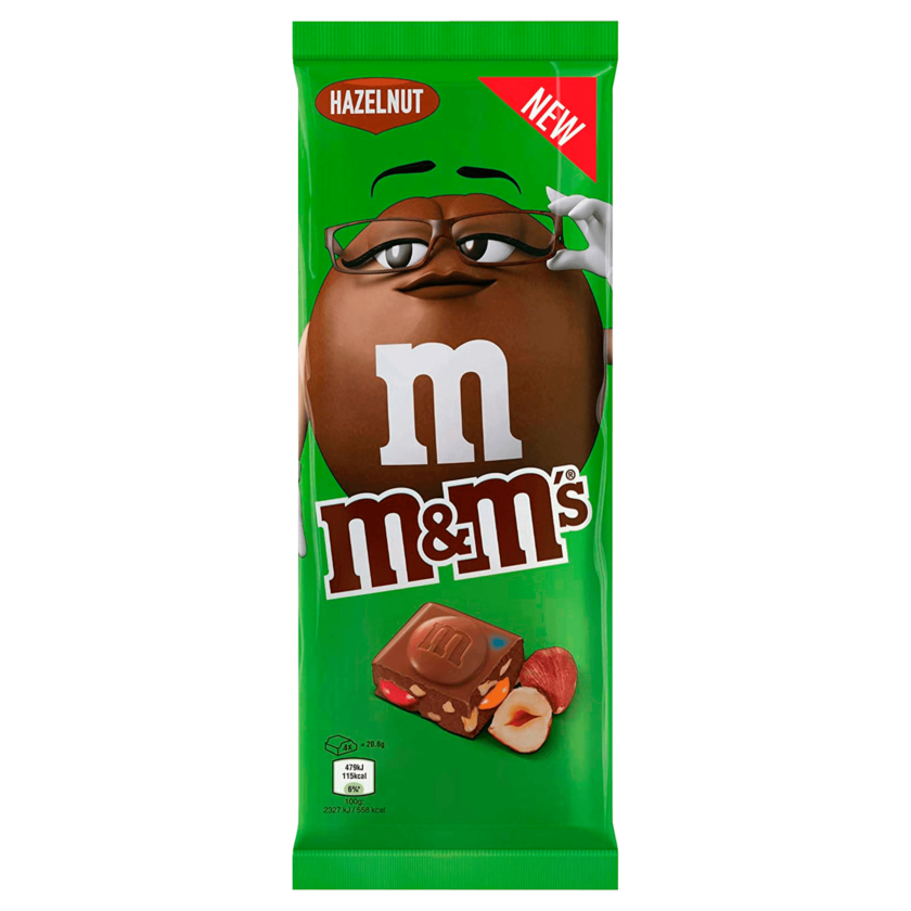 M&M's Schokolade Hazelnut 165g